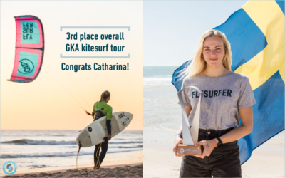 Catharina holt 3. Platz overall in Dakhla