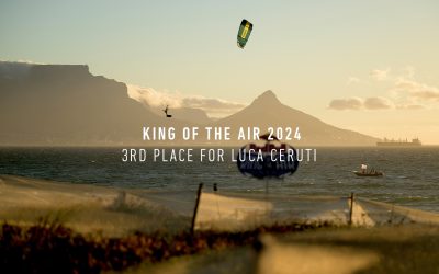 Luca Ceruti auf King of the Air Podium